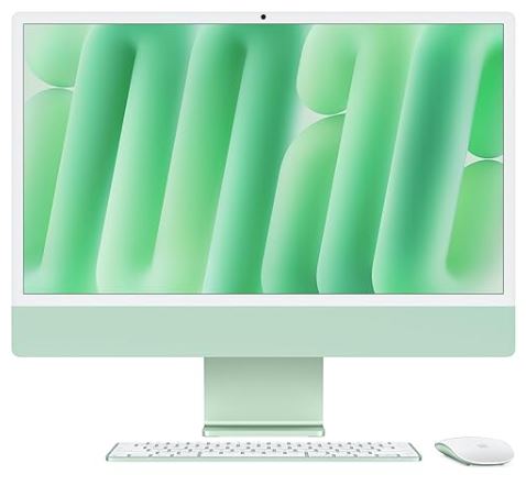 Apple 2024 iMac All-in-One Desktop Computer with M4 chip with 8-core CPU and 8-core GPU: Built for A